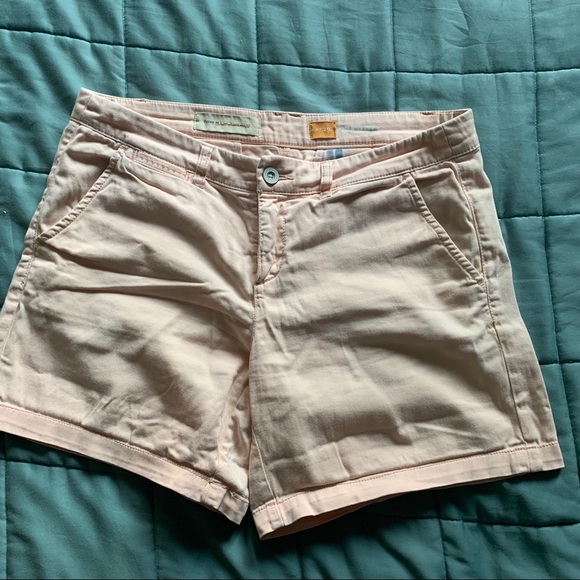Anthropology Shorts in Peach - Picture 2 of 4